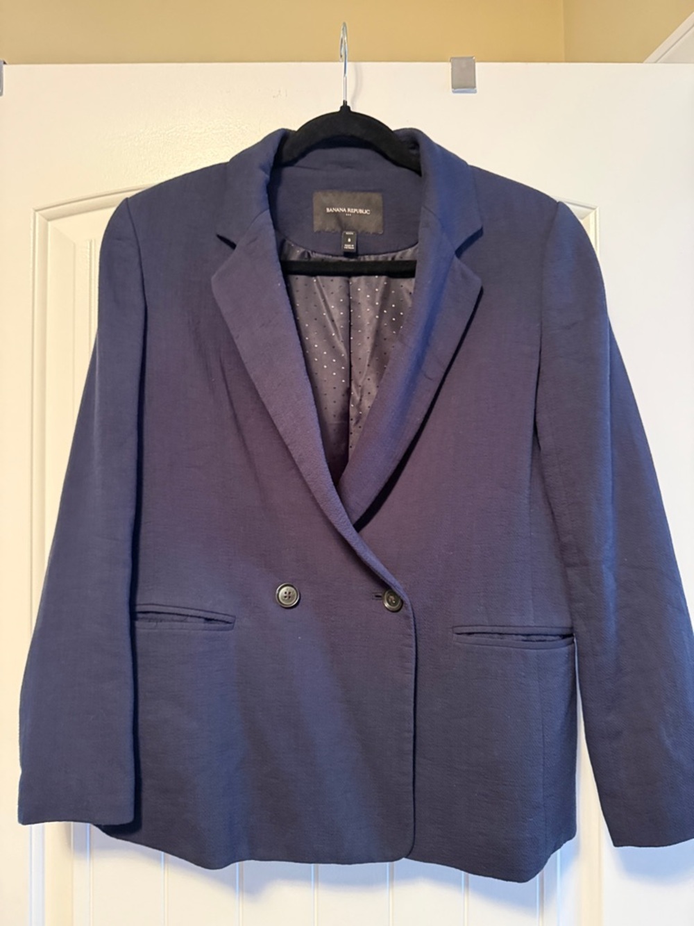 Banana Republic Double-Breasted Navy Blazer for Women